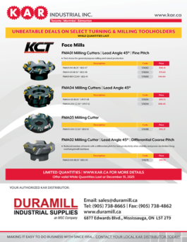 KAR | TURNING & MILLING TOOLHOLDERS