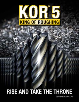 King of Roughing – KOR™ 5 High-Velocity Aluminum Roughing